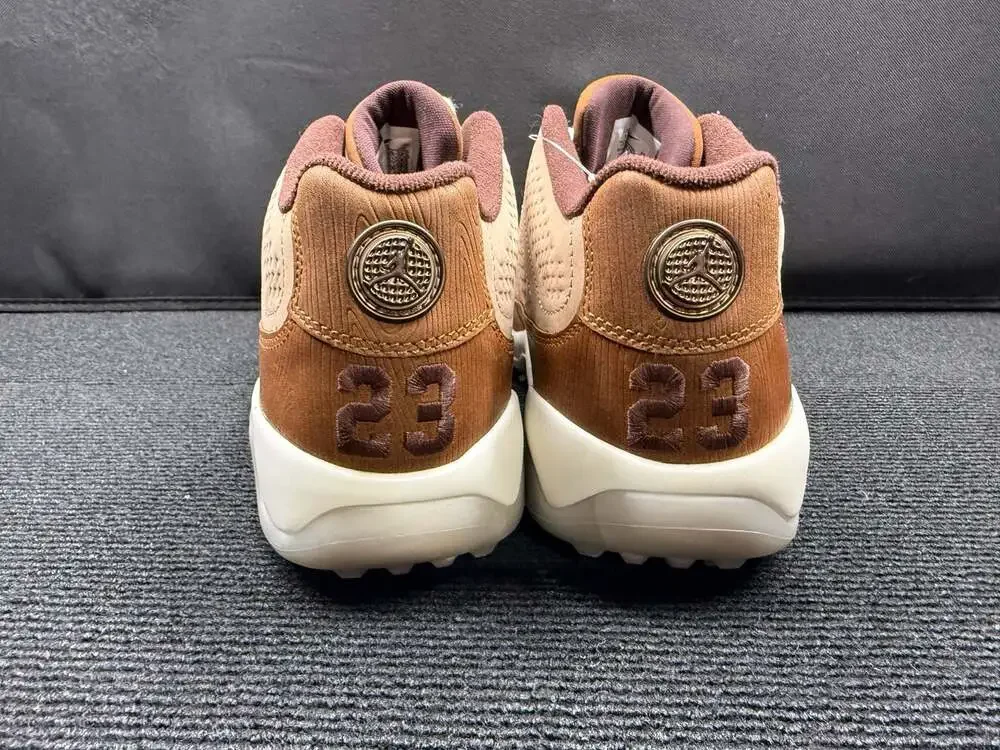 Happy Life Wood x Nike Air Jordan 9 Low Golf 'Woodgrain' (FN6929-200)